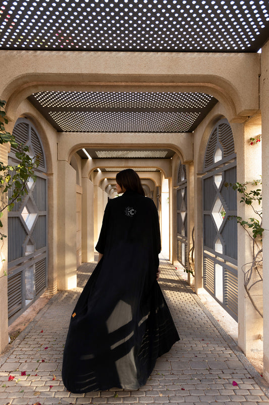 Sun and Moon Abaya